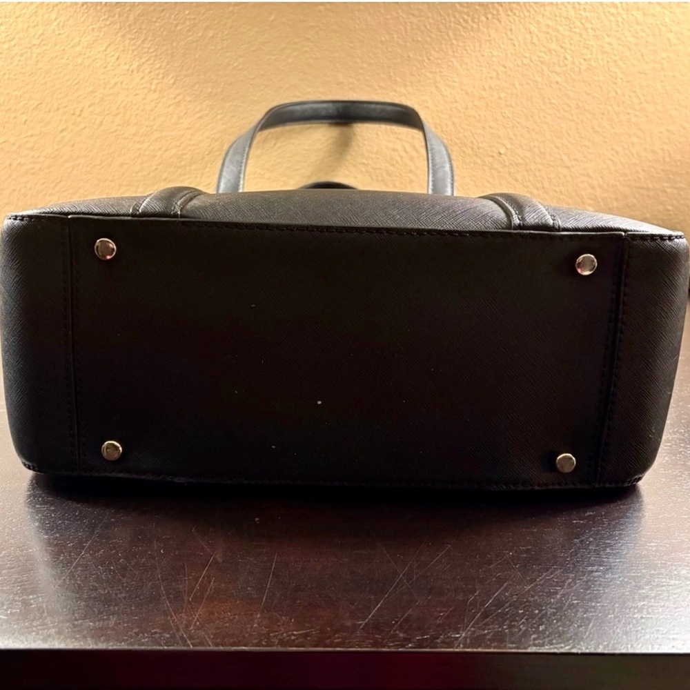 EUC Kate Spade New York Newbury Lane Cadene Black Leather Satchel - Picture 3 of 10